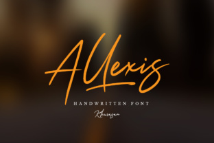 Allexis: A Script Font for Editorial Elegance