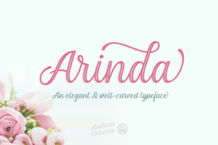 Arinda Font: A Romantic Script for Web Design