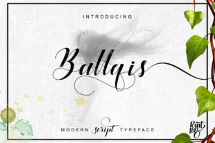 Ballqis: A Premium Script Font for Branding