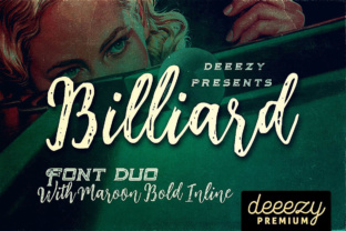 Billiard Font Duo: A Vintage Typeface Review