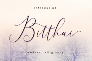 Bitthai: A Script Font That Elevates Your Brand