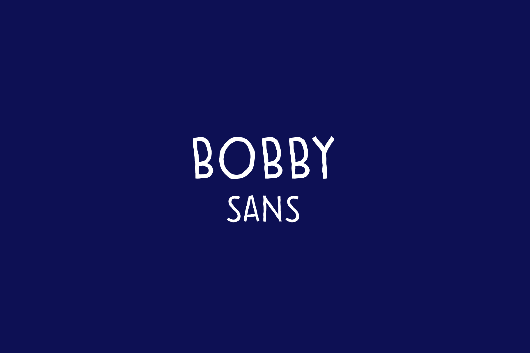 Bobby Font: A Handwritten Typeface for Bold Campaigns