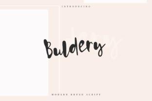 Buldery: The Script Font That Elevates Digital Branding