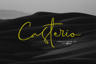 Casterio: A Modern Signature Font for Brand Identity
