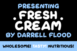 Fresh Cream: A Sweet Typeface for Friendly Brands