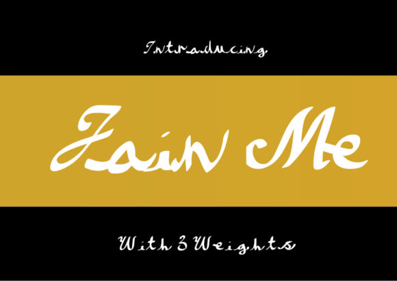 Join Me: A Handwritten Font for Makers