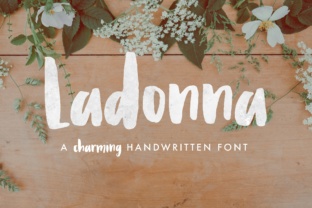 Ladonna Font: A Playful Typeface for Makers