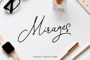Mirages: A Graceful Script Font for Editorial Design