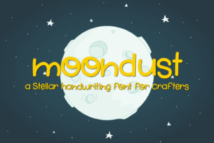 Moondust: A Stellar Handwriting Font for Branding