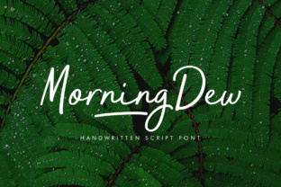 Morning Dew: A Script Font for Elegant Web Design