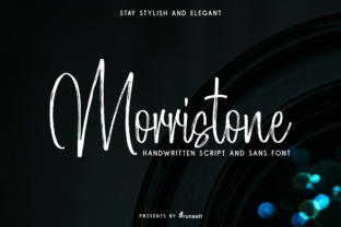 Morristone Font: Handcrafted Charm for Makers