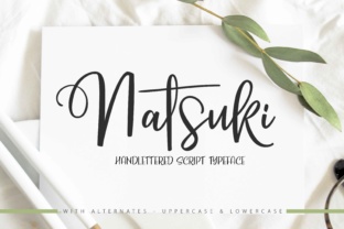 Natsuki: A Romantic Script Font for Editorial Design