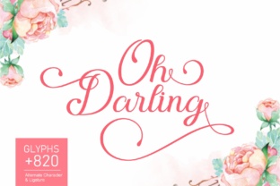 Oh Darling: A Modern Script Font for Web Design