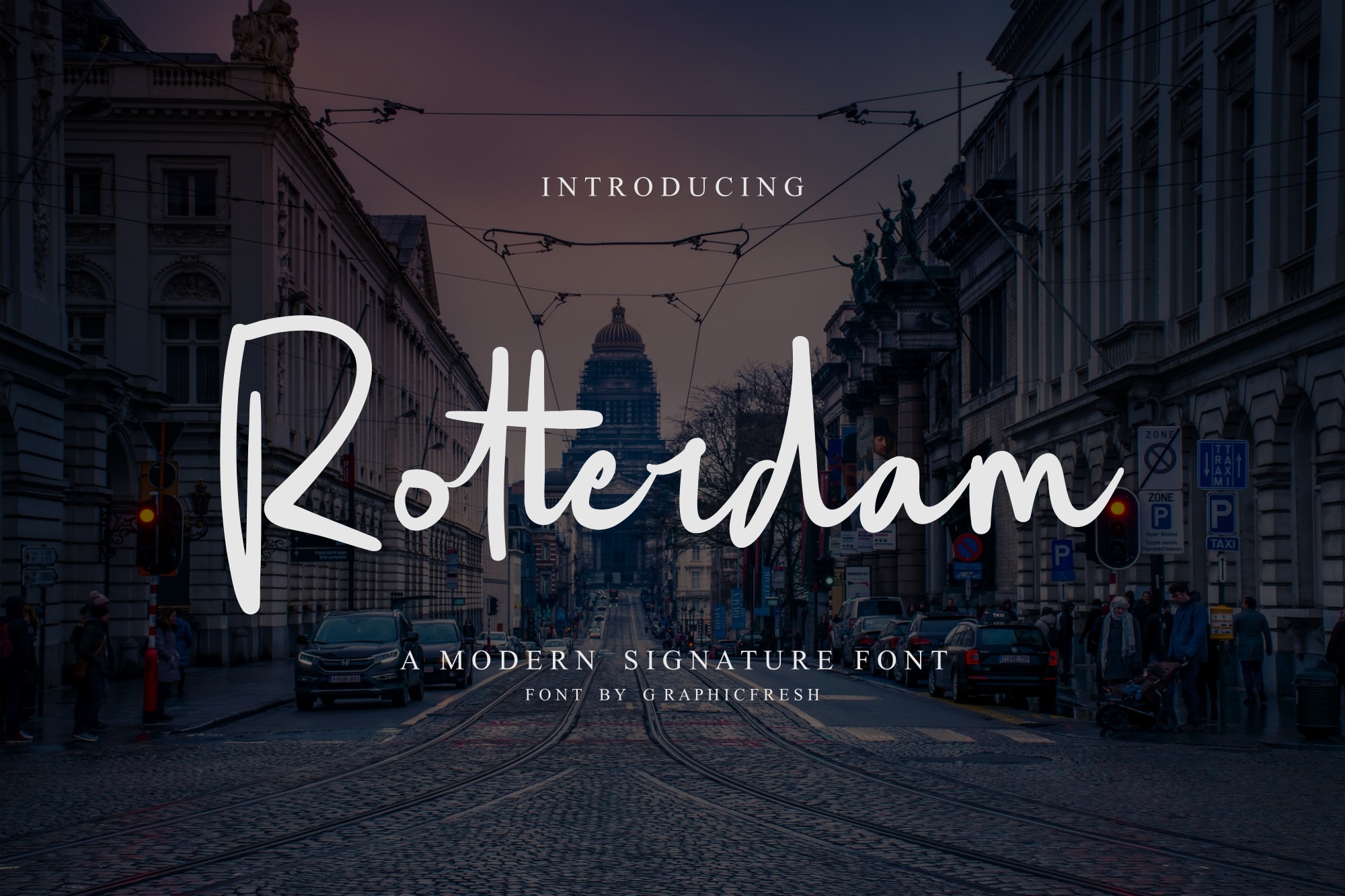 Rotterdam: A Script Font for Clear Branding