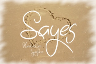 Sayes: A Handwritten Typeface for Modern Web Design