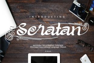 Seratan: A Playful Script Font for Makers