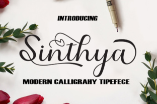 Sinthya: A Handwritten Script Font for Crafters