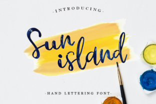 Sun Island: A Fresh Script Font for Editorial Design