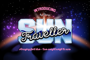 Sun Traveller Typeface for Editorial Design