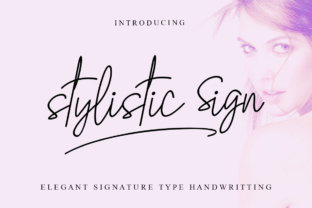 The Stylistic Sign Font for Makers