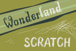 Wonderland Scratch: A Playful Handwritten Font for Web Design